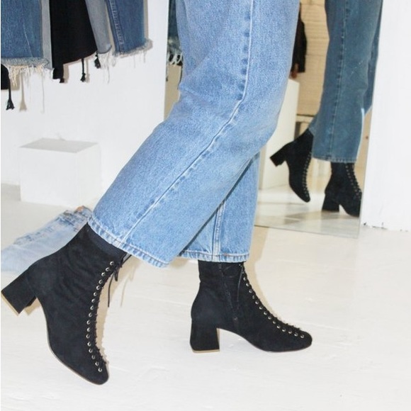 By FAR Becca boots in black suede - Picture 4 of 11